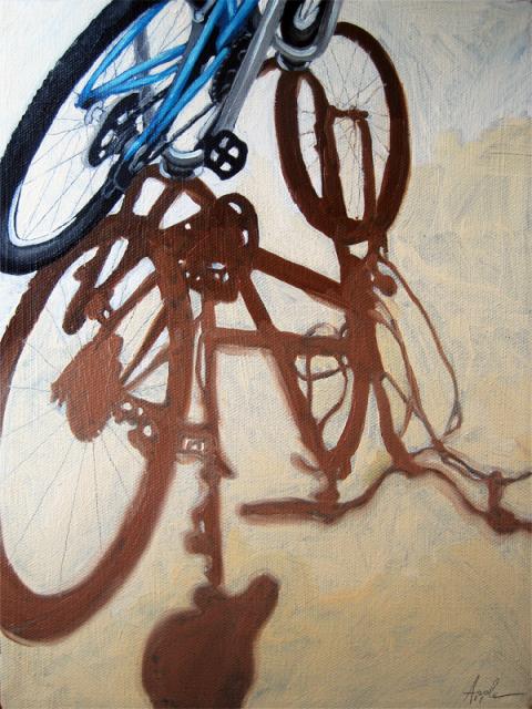 Afternoon Light - bicycle art